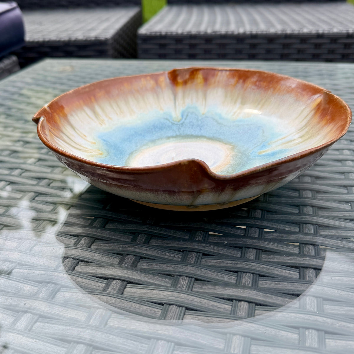 Seashell Ruffled Bowl
