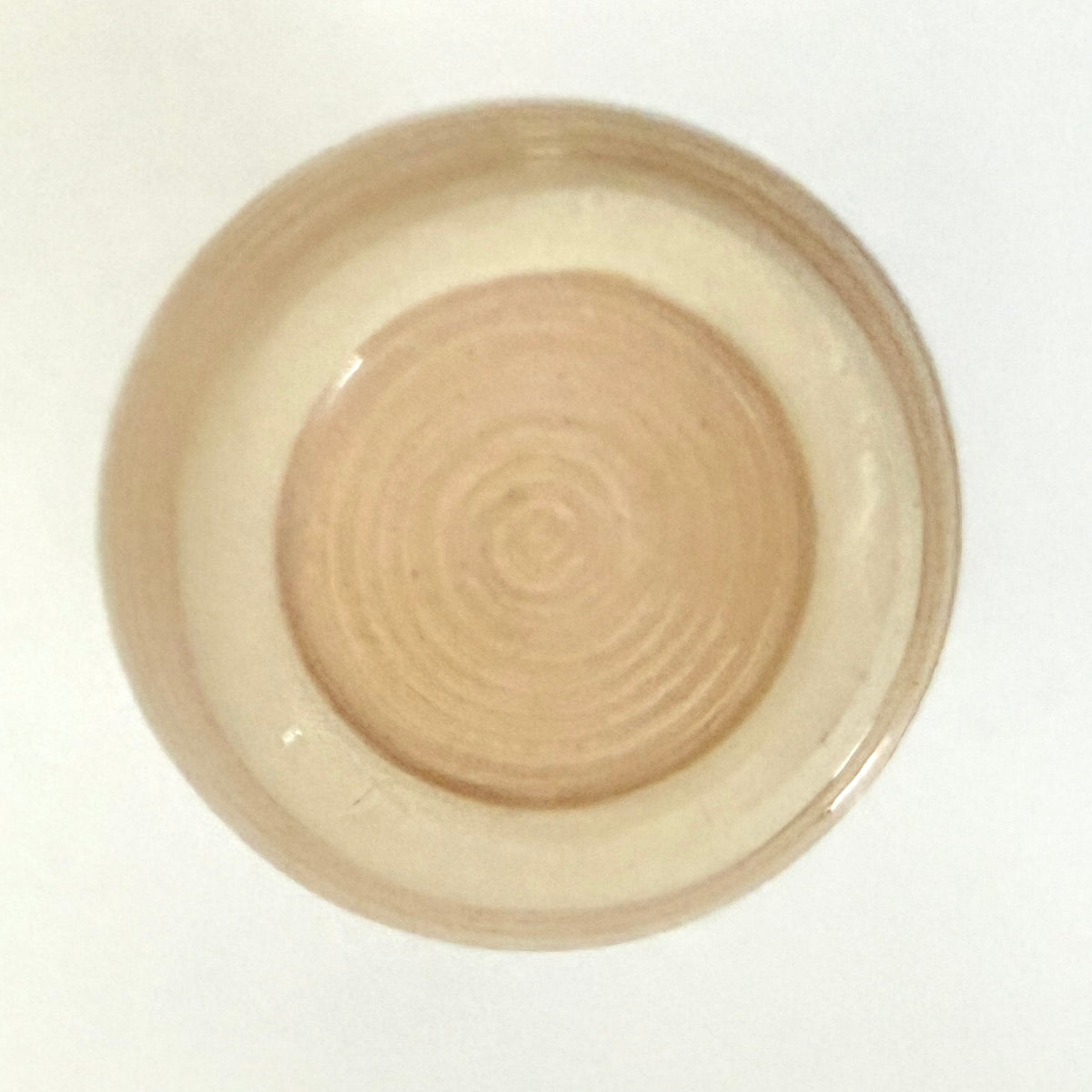 Bottle Vase in Mauve and Sand