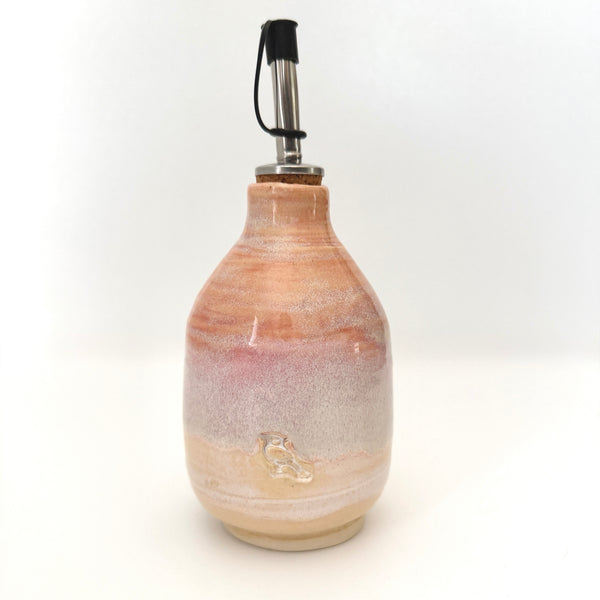Bottle with Pour Spout in Blush and Sand