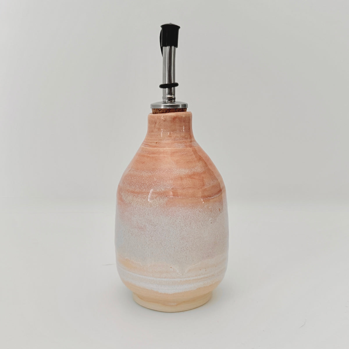 Bottle with Pour Spout in Blush and Sand