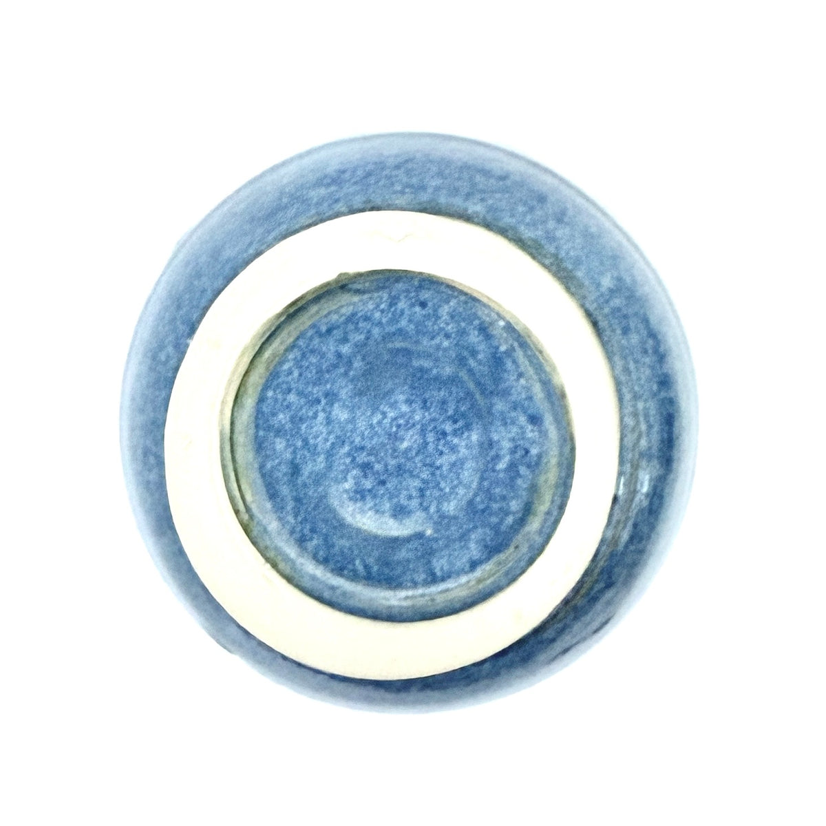Bottle with Pour Spout in Rust and Sky Blue