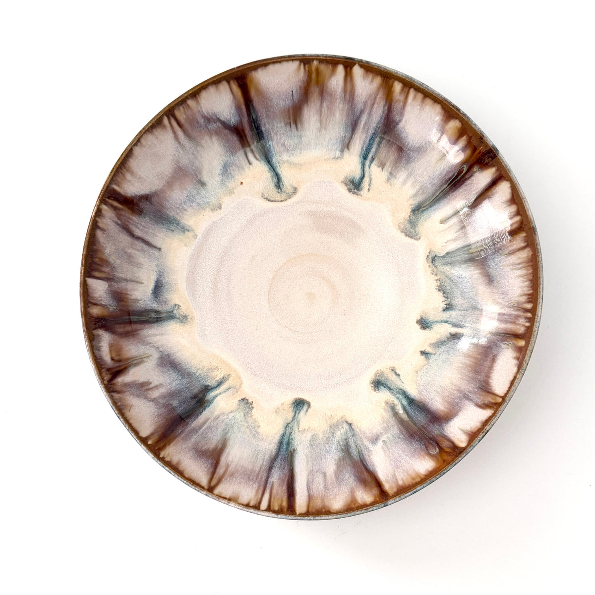 Large Display Bowl - Rust Edge