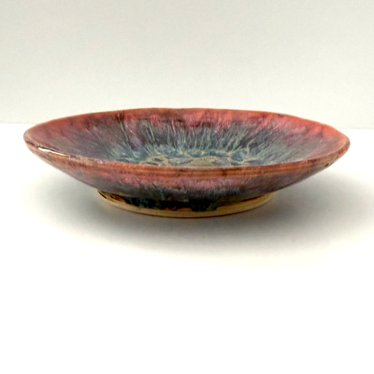 Medium Pink and Blue Display Bowl