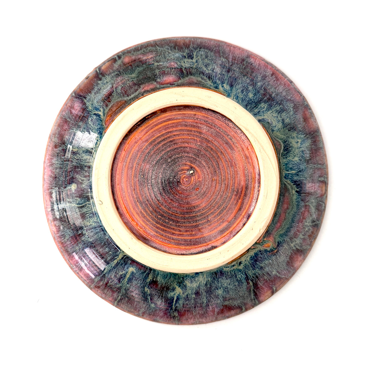 Medium Pink and Blue Display Bowl