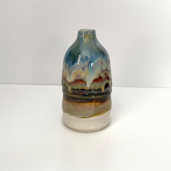 Mountain Seaside bud vase
