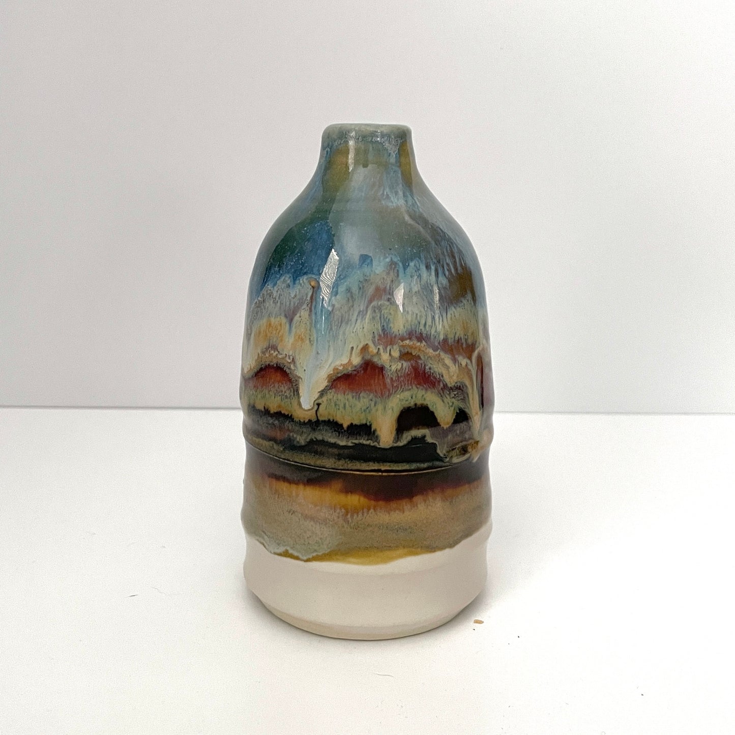 Mountain Seaside bud vase