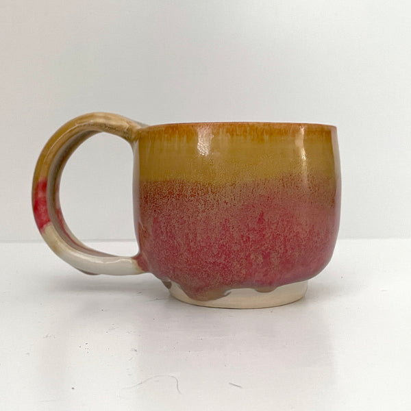 Red and Gold espresso or tea mug