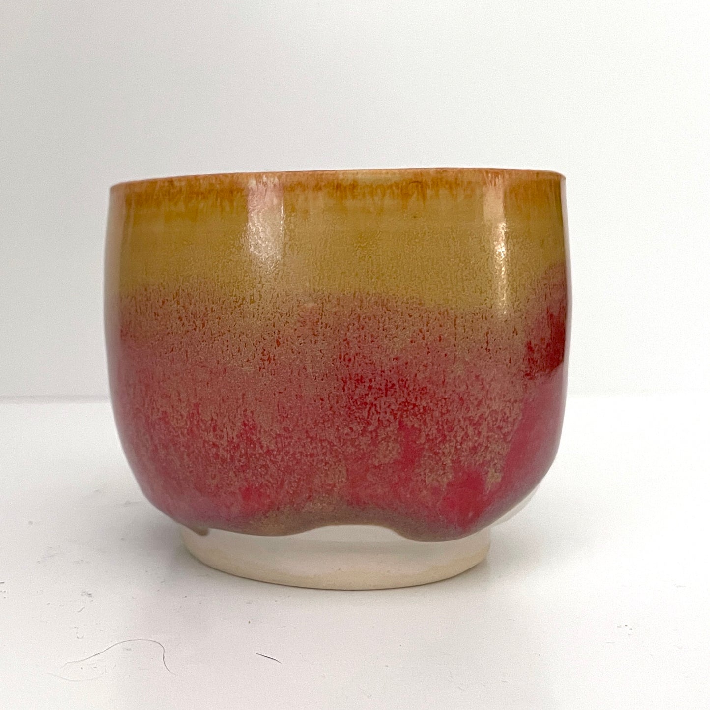 Red and Gold espresso or tea mug