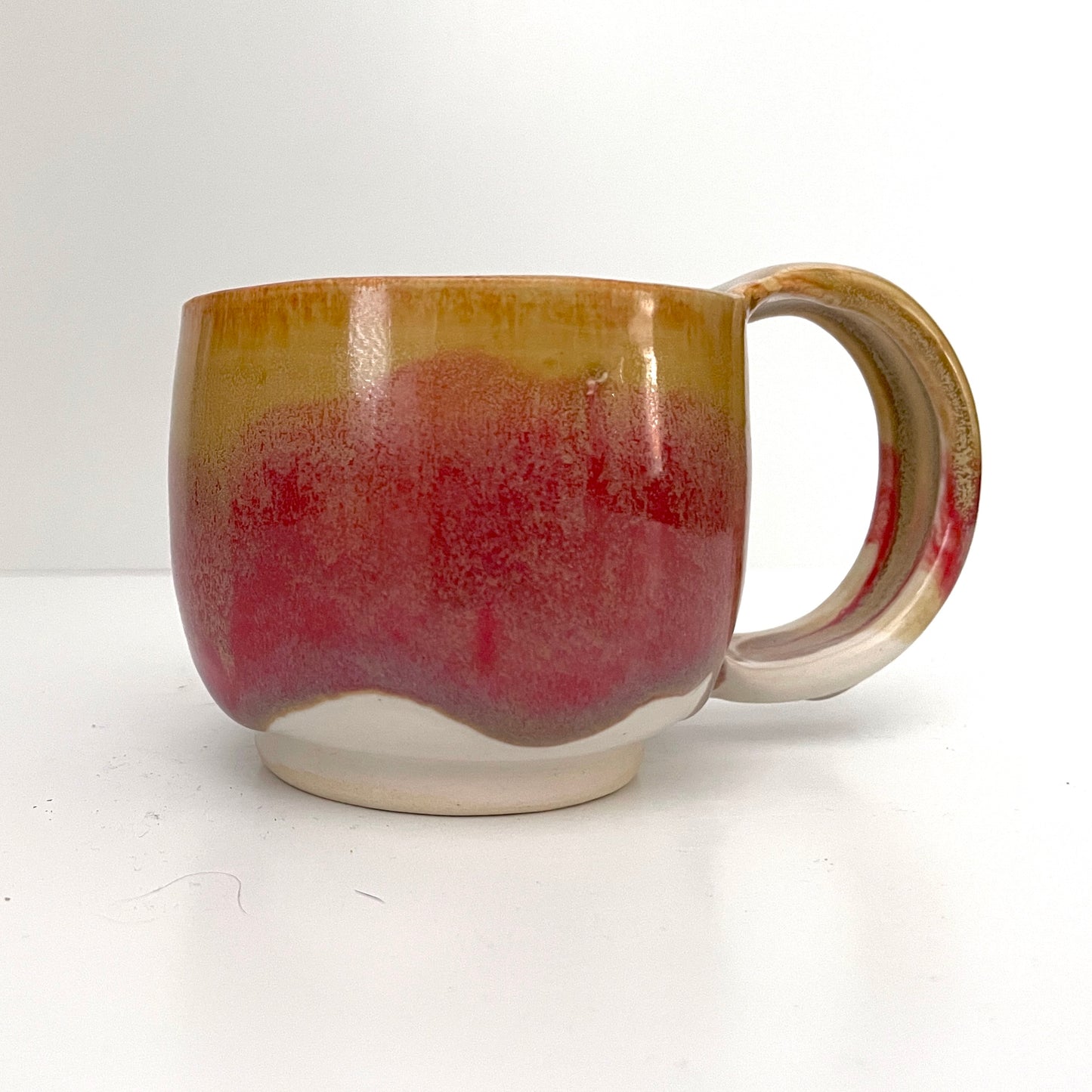 Red and Gold espresso or tea mug