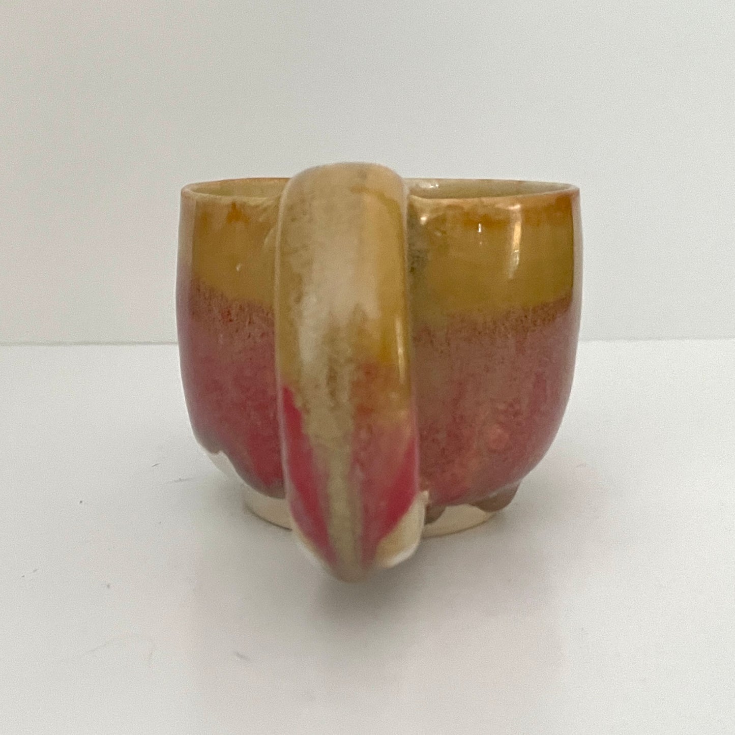 Red and Gold espresso or tea mug