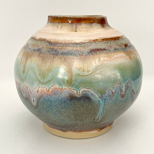 Soft Beach Mini Moon Jar Globe Vase