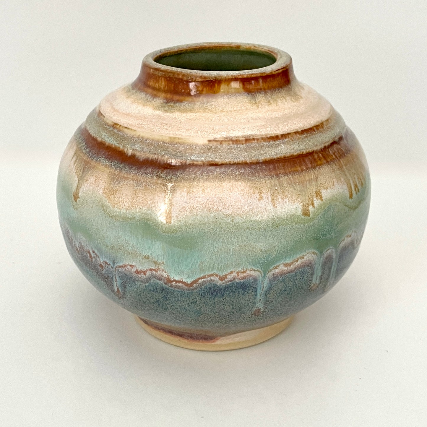 Soft Beach Mini Moon Jar Globe Vase