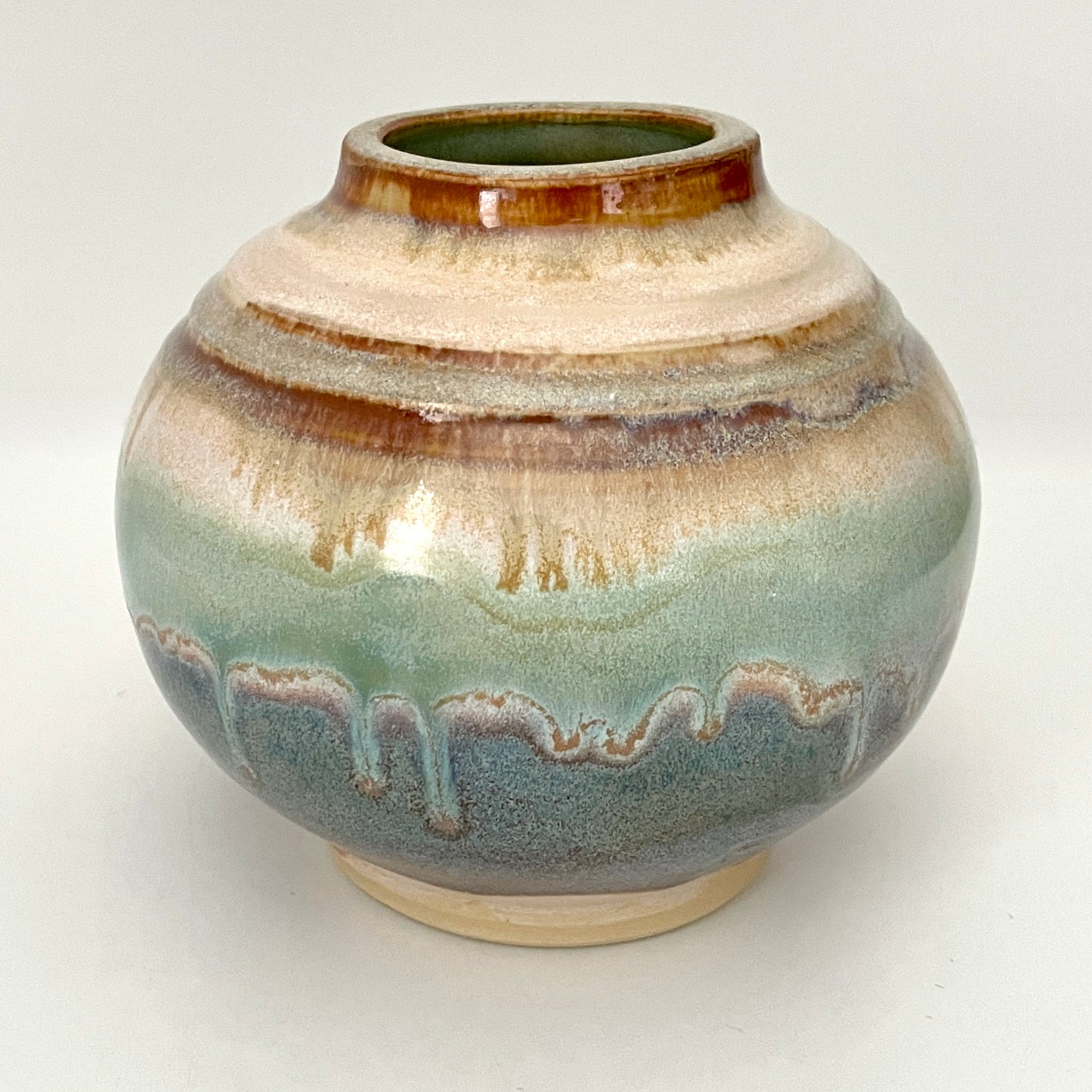 Soft Beach Mini Moon Jar Globe Vase