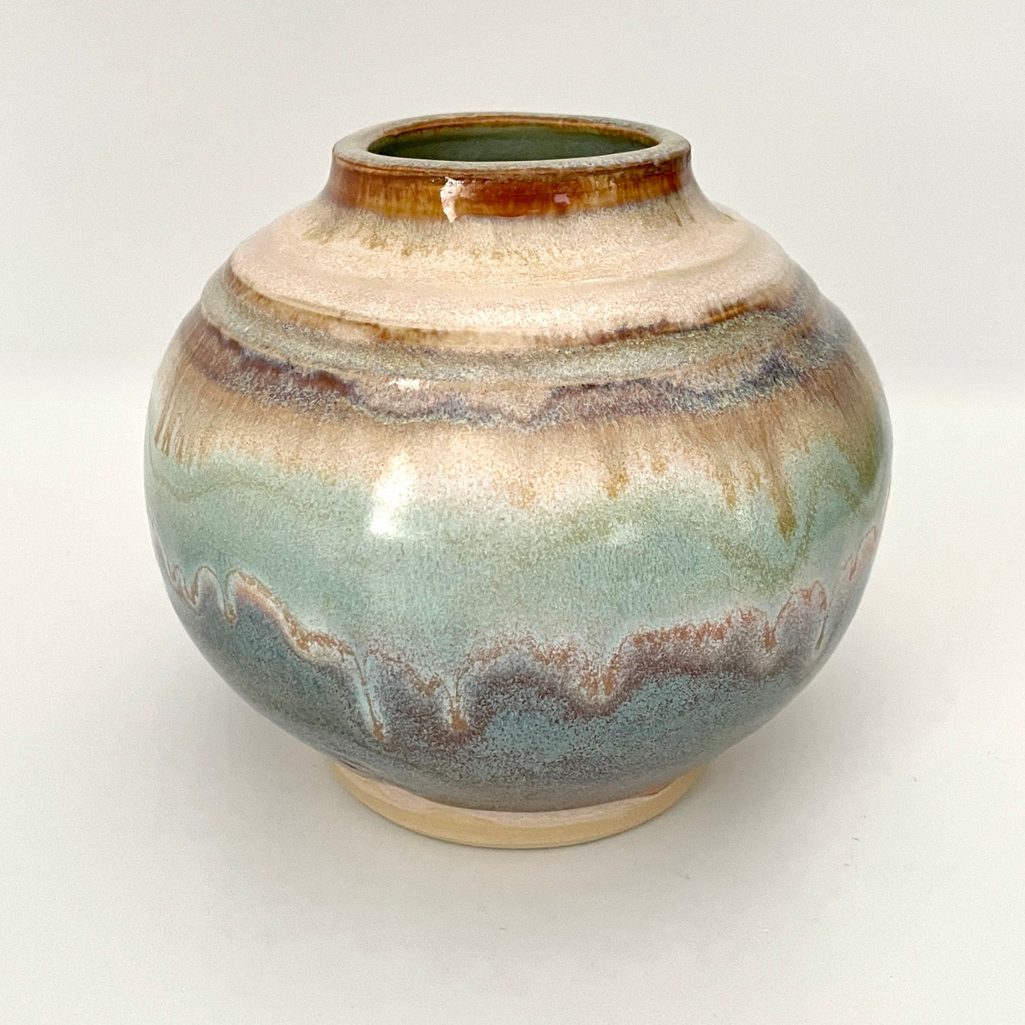 Soft Beach Mini Moon Jar Globe Vase