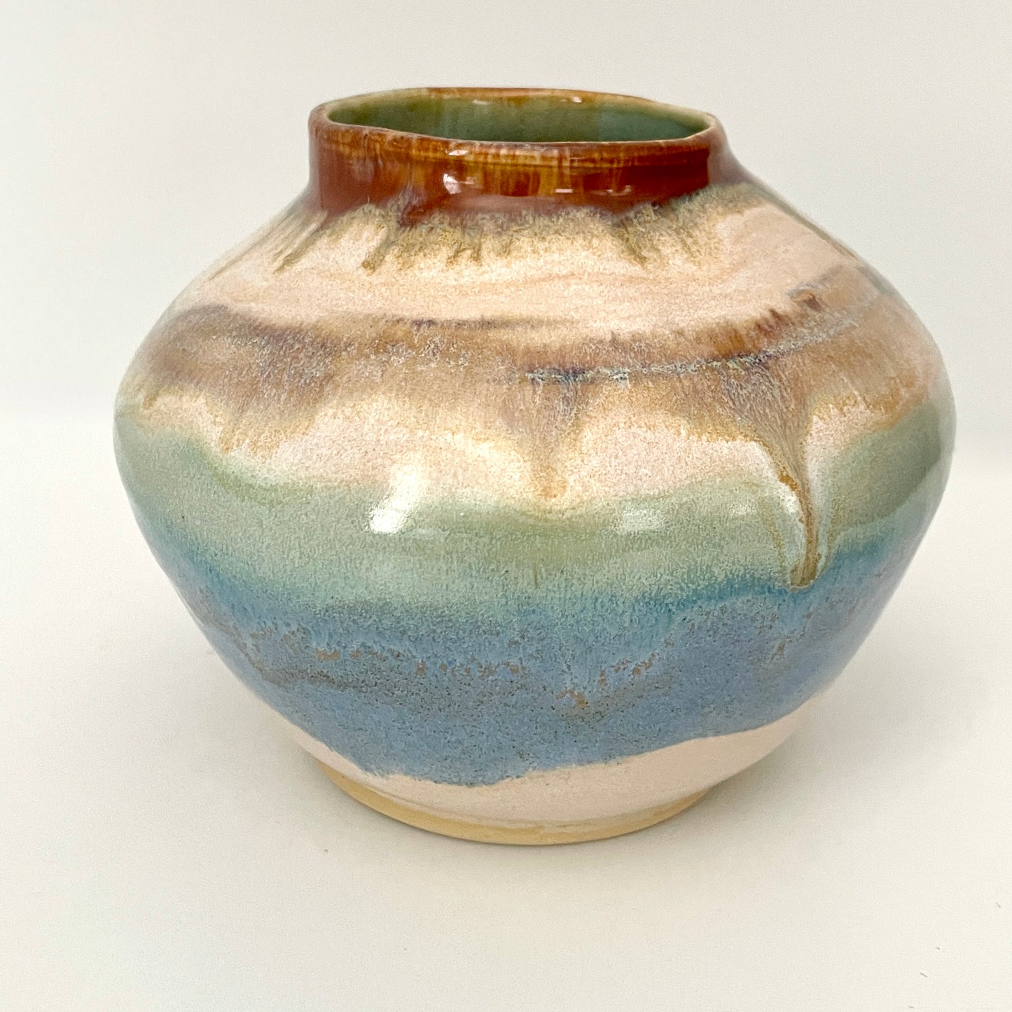 Low wide Soft Beach Fantasy Vase