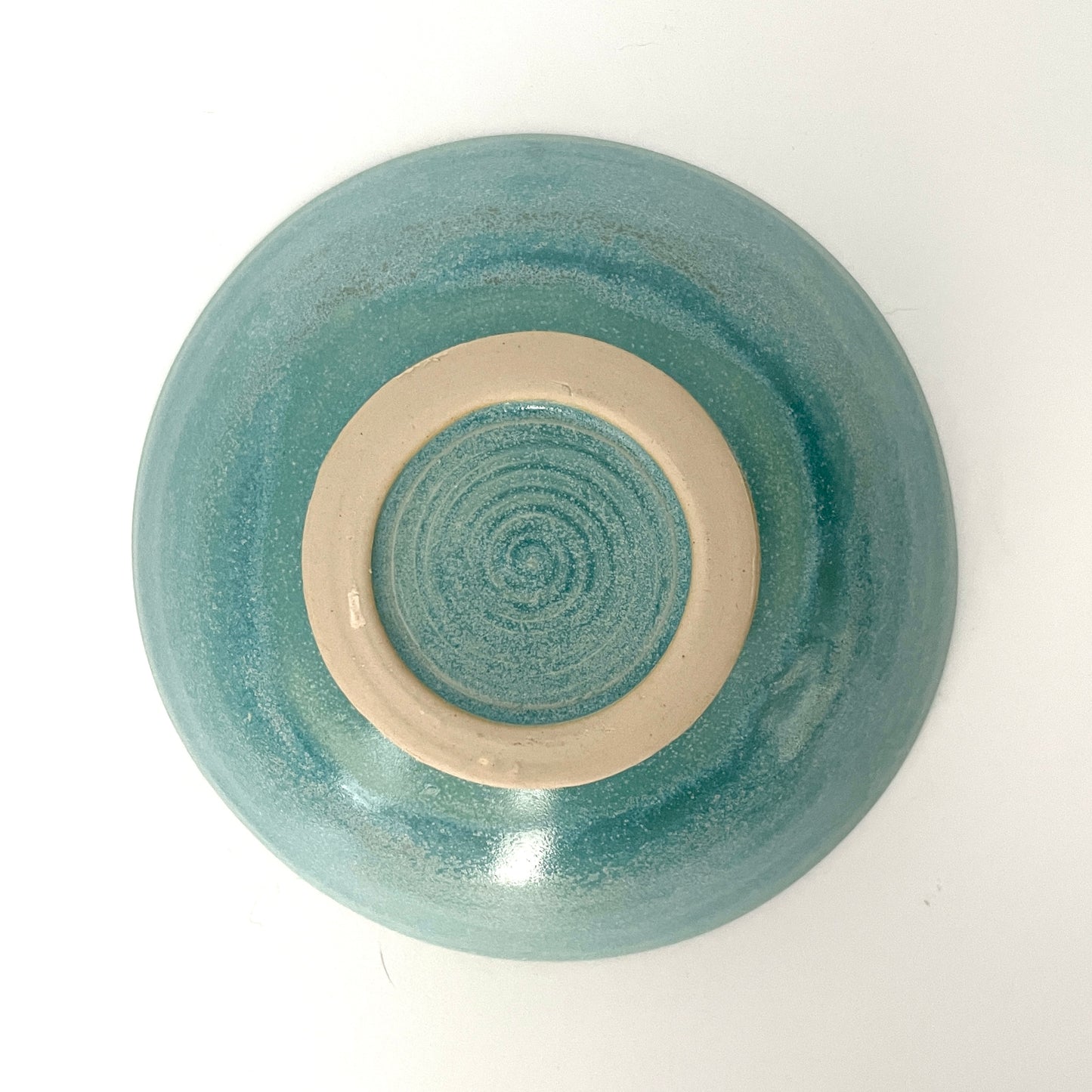 Medium bowl in light frosted blue