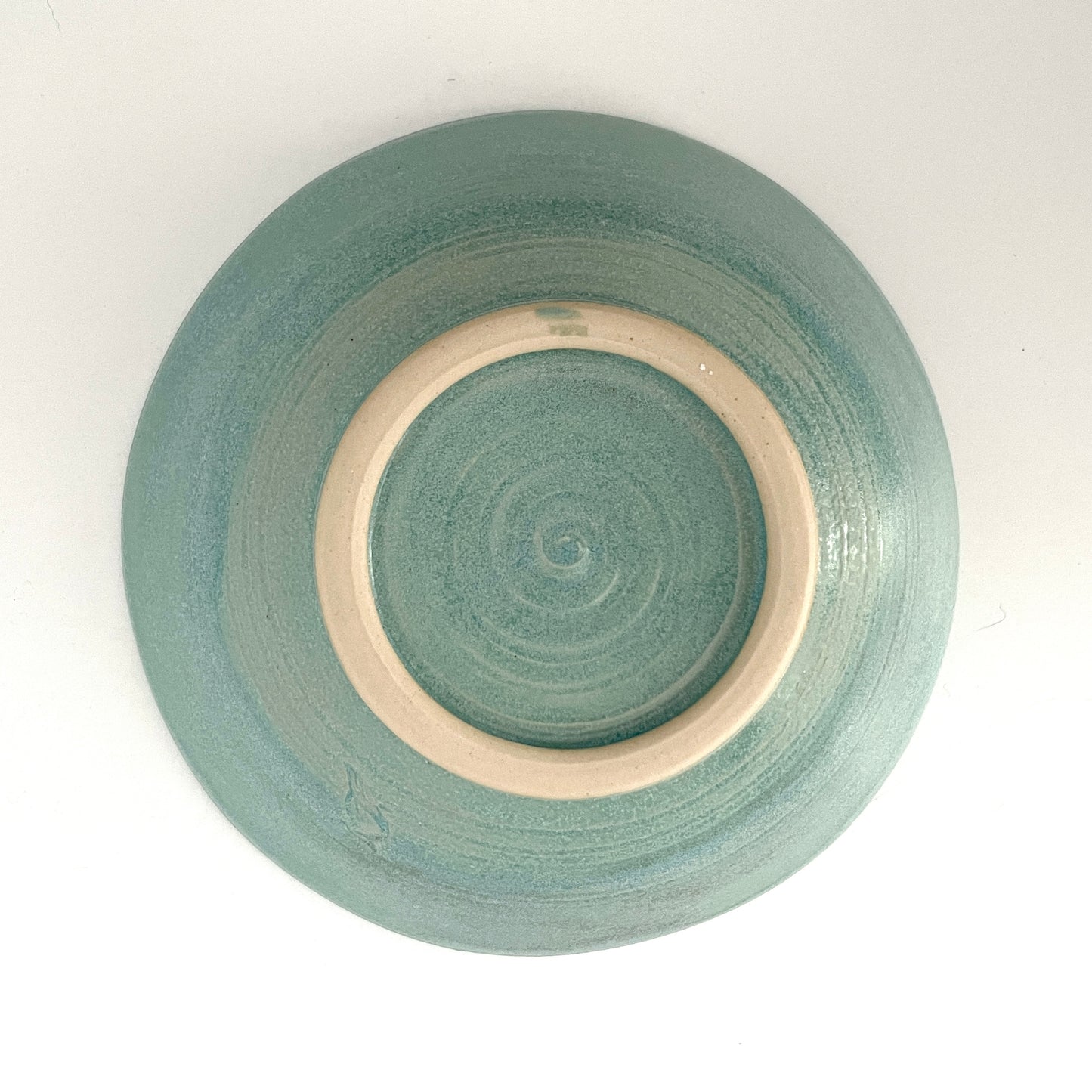 Cereal or ice cream bowl  in light frosted blue