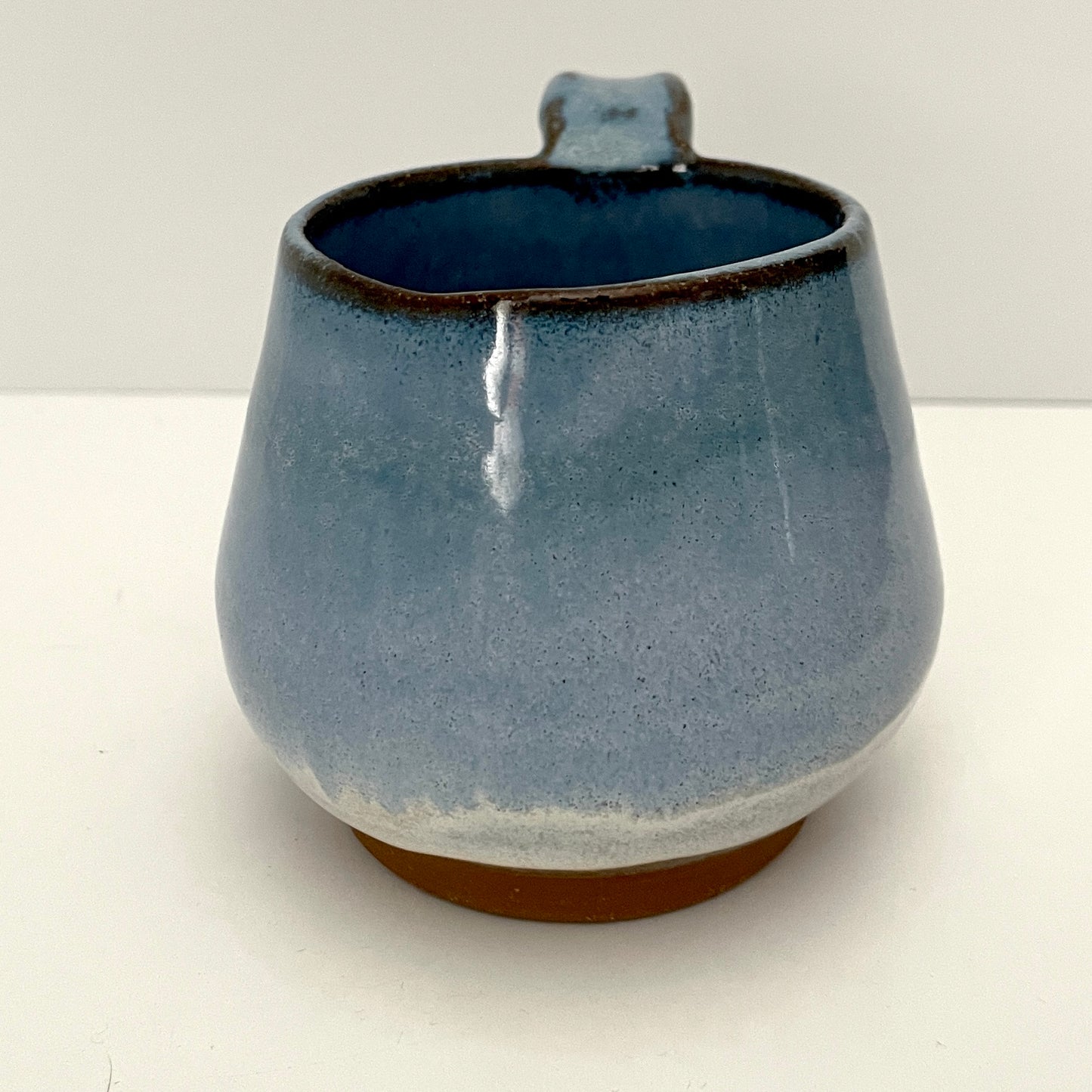 White and Light Blue Mug