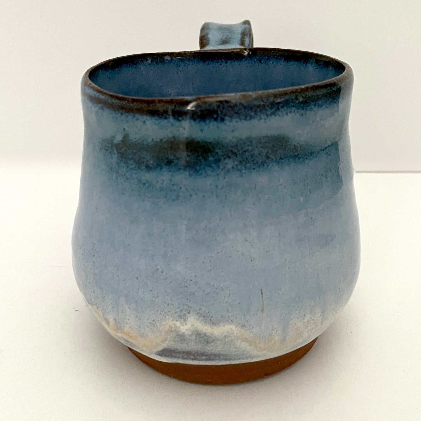 White and Light Blue Mug