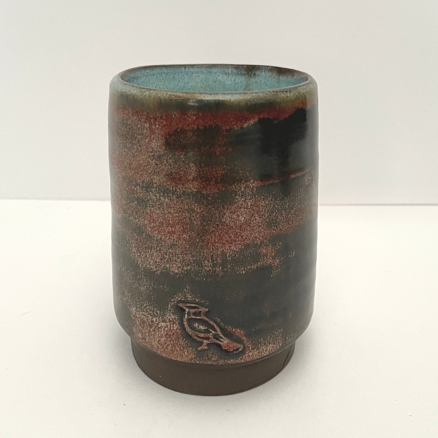 Metallic Red Yunomi Cups