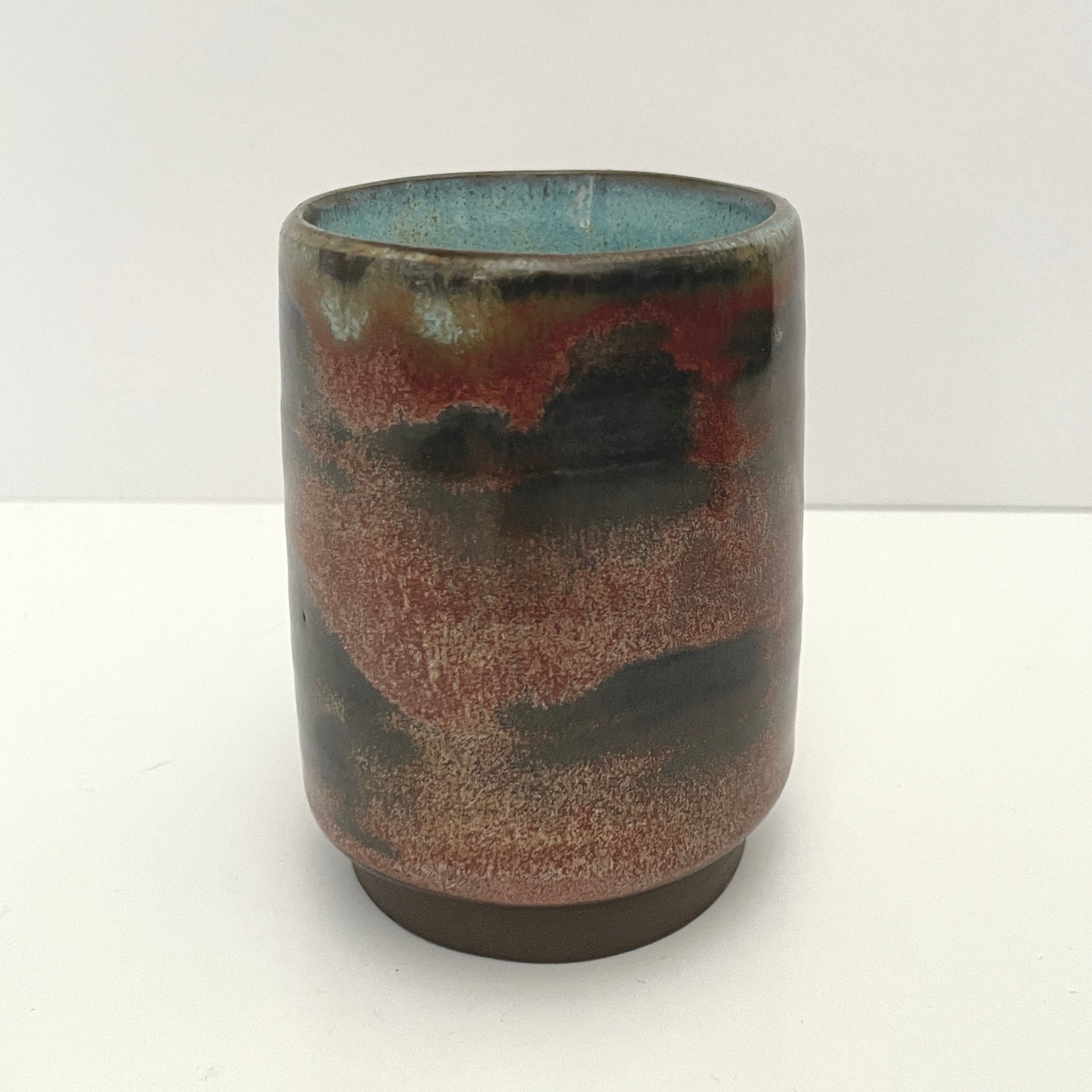 Metallic Red Yunomi Cups