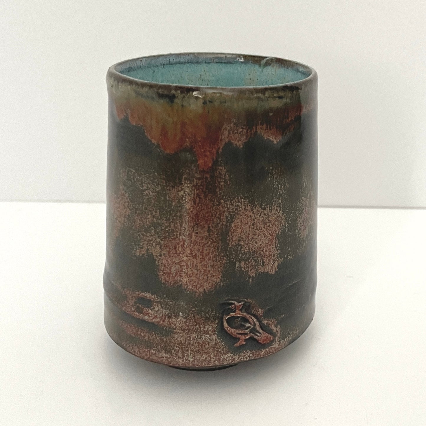 Metallic Red Yunomi Cups
