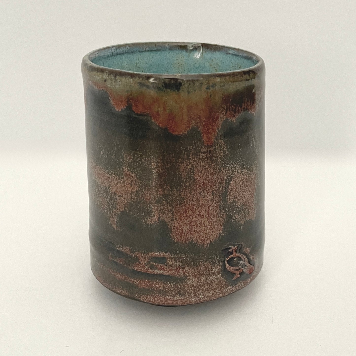Metallic Red Yunomi Cups