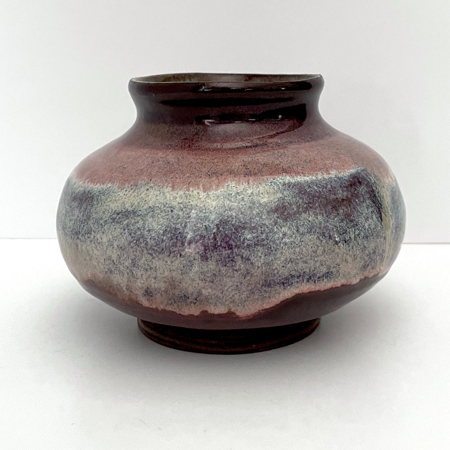 Moody Clouds Dark Stoneware Vase