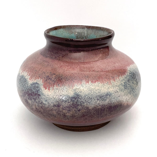 Moody Clouds Dark Stoneware Vase